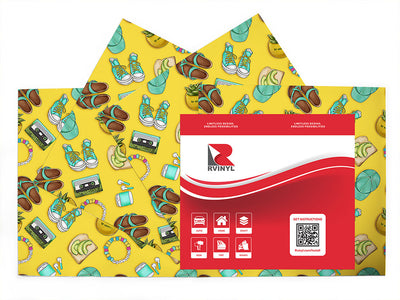 boardwalk stroll summertime Craft Vinyl Sheet Pack