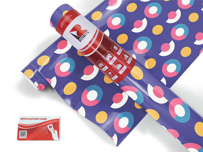 boat party abstract geometric Craft Vinyl Roll