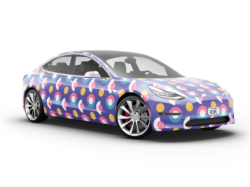 Boat Party Abstract Vehicle Vinyl Wrap