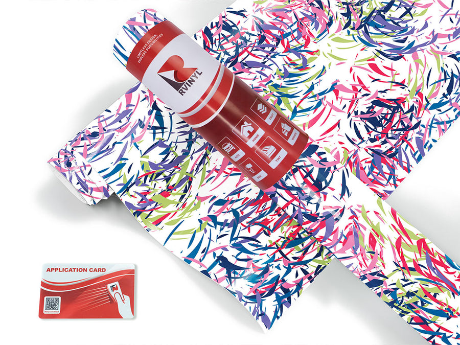 bobby pin abstract geometric Craft Vinyl Roll