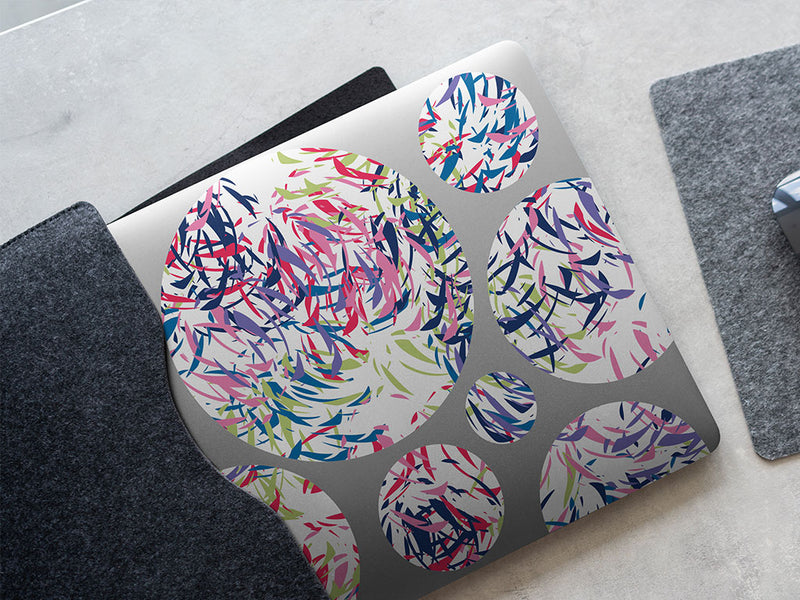 bobby pin abstract geometric DIY Laptop Stickers