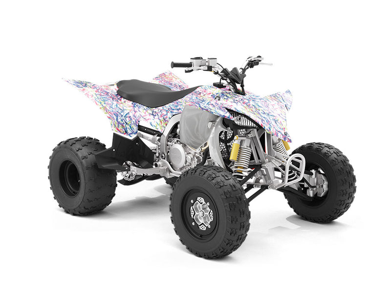 Bobby Pin Abstract ATV Wrapping Vinyl