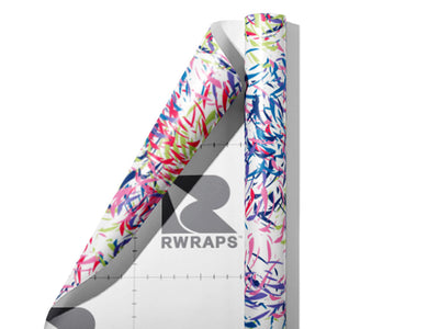 Bobby Pin Abstract Wrap Film Sheets~Rwraps Series 914 Bobby Pin Abstract Scrolled Sheet~3