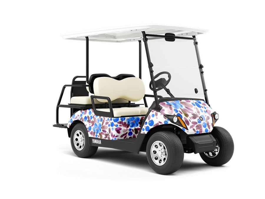 Bog Bilberry Fruit Wrapped Golf Cart