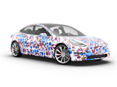 Bog Bilberry Fruit Vehicle Vinyl Wrap