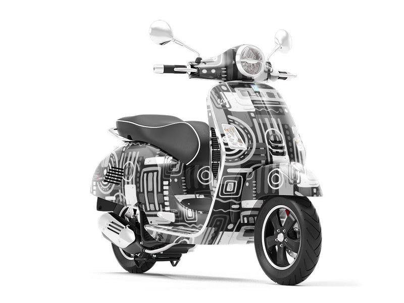 Boho Memories Mosaic Vespa Scooter Wrap Film