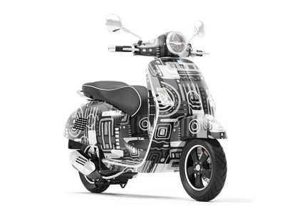 Boho Memories Mosaic Vespa Scooter Wrap Film