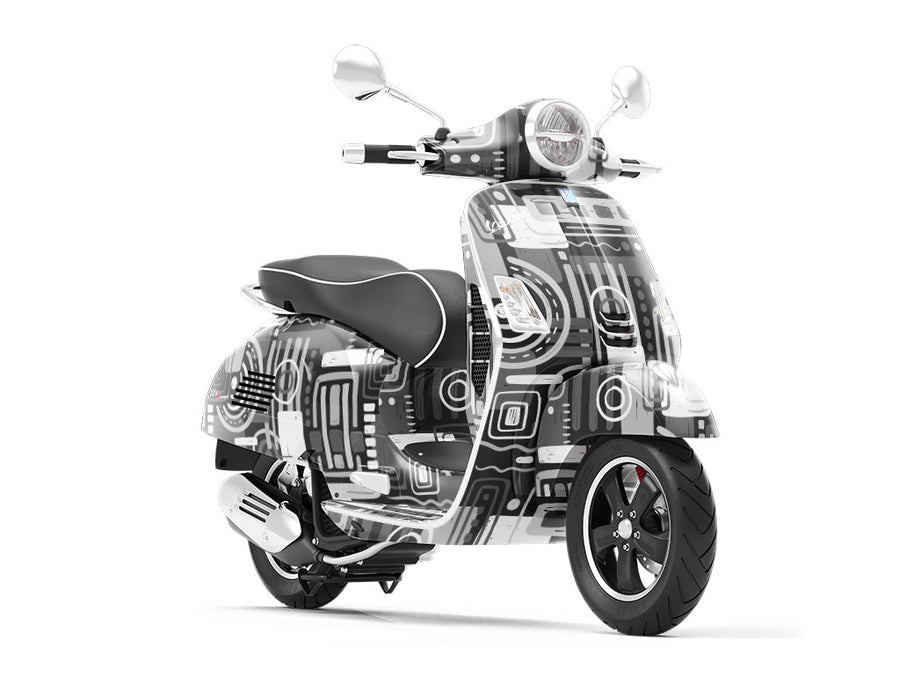 Boho Memories Mosaic Vespa Scooter Wrap Film