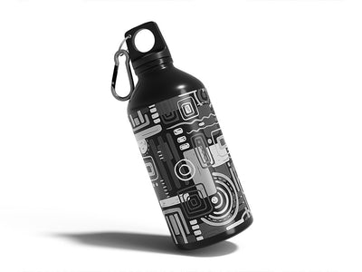boho memories mosaic Water Bottle DIY Stickers