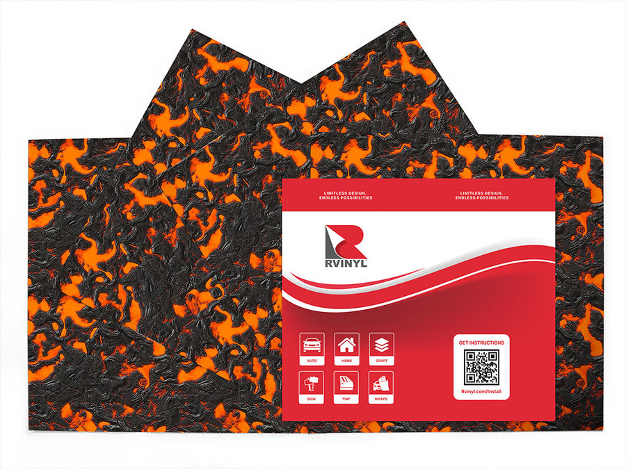 boiling heat lava Craft Vinyl Sheet Pack
