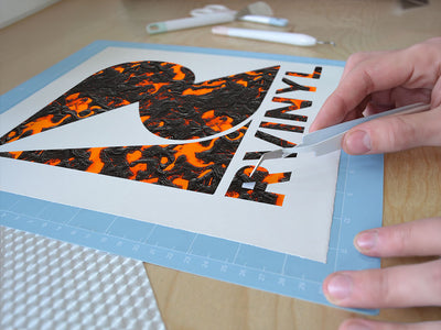 boiling heat lava Easy Weed Craft Vinyl