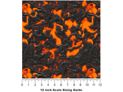 Boiling Heat Lava Vinyl Film Pattern Size 12 inch Scale~Rwraps Boiling Heat Lava Sizing Chart~2
