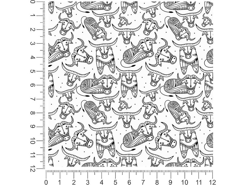bold bovines animal 1ft x 1ft Craft Sheets