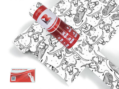 bold bovines animal Craft Vinyl Roll