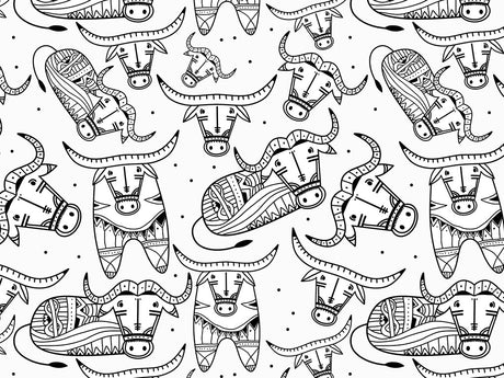 Bold Bovines Animal Vinyl Wrap Pattern~Rwraps Series 914 Digitally Printed Vinyl Wrap~0