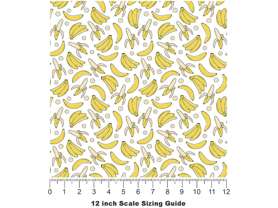 Bold Burro Fruit Vinyl Film Pattern Size 12 inch Scale~Rwraps Bold Burro Fruit Sizing Chart~2