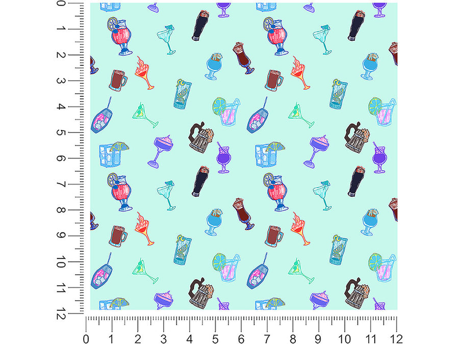 bombastic booze alcohol 1ft x 1ft Craft Sheets