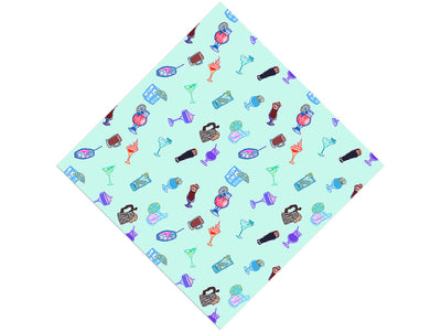 Bombastic Booze Alcohol Vinyl Wrap Pattern
