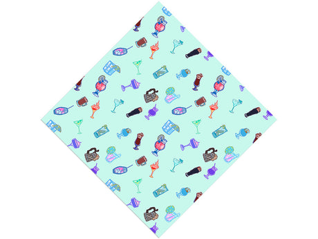 Bombastic Booze Alcohol Vinyl Wrap Pattern