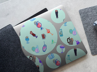 bombastic booze alcohol DIY Laptop Stickers