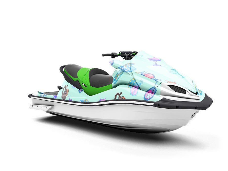 Bombastic Booze Alcohol Jet Ski Vinyl Customized Wrap