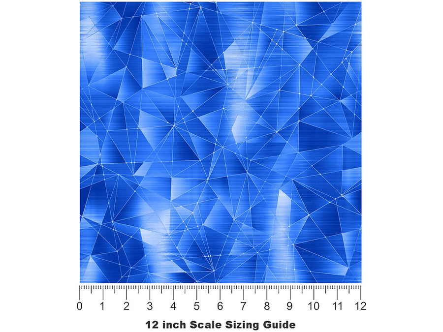 Bombay Star Gemstone Vinyl Film Pattern Size 12 inch Scale~Rwraps Bombay Star Gemstone Sizing Chart~2
