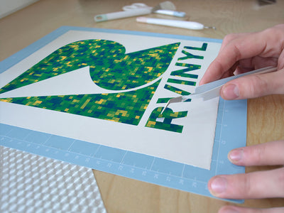 bomp zomp pixel Easy Weed Craft Vinyl