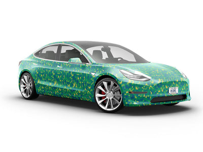 Bomp Zomp Pixel Vehicle Vinyl Wrap