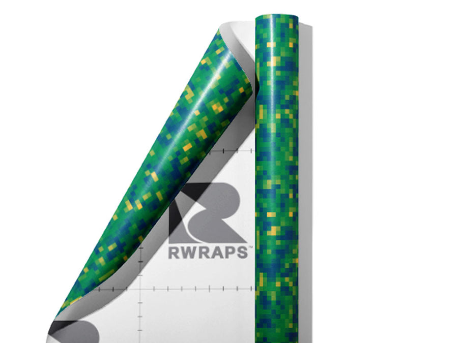 Bomp Zomp Pixel Wrap Film Sheets~Rwraps Series 914 Bomp Zomp Pixel Scrolled Sheet~3