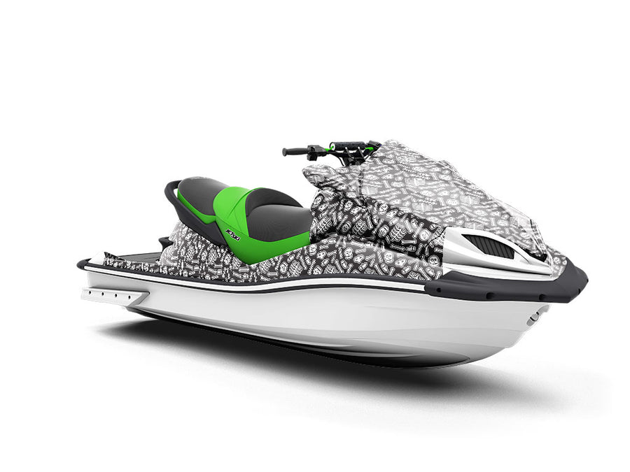 Bone Collector Halloween Jet Ski Vinyl Customized Wrap