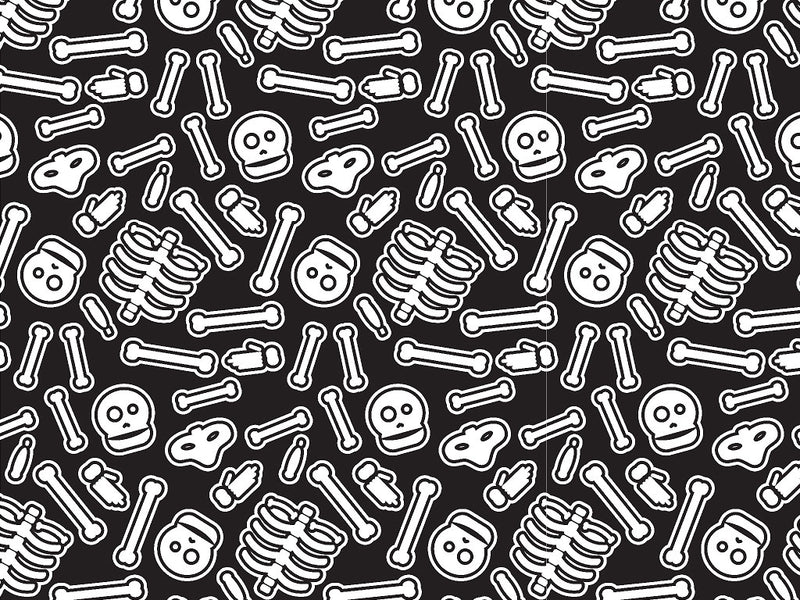 Bone Collector Halloween Vinyl Wrap Pattern~Rwraps Series 914 Digitally Printed Vinyl Wrap~0