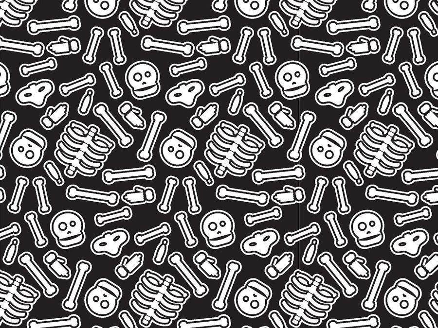 Bone Collector Halloween Vinyl Wrap Pattern~Rwraps Series 914 Digitally Printed Vinyl Wrap~0