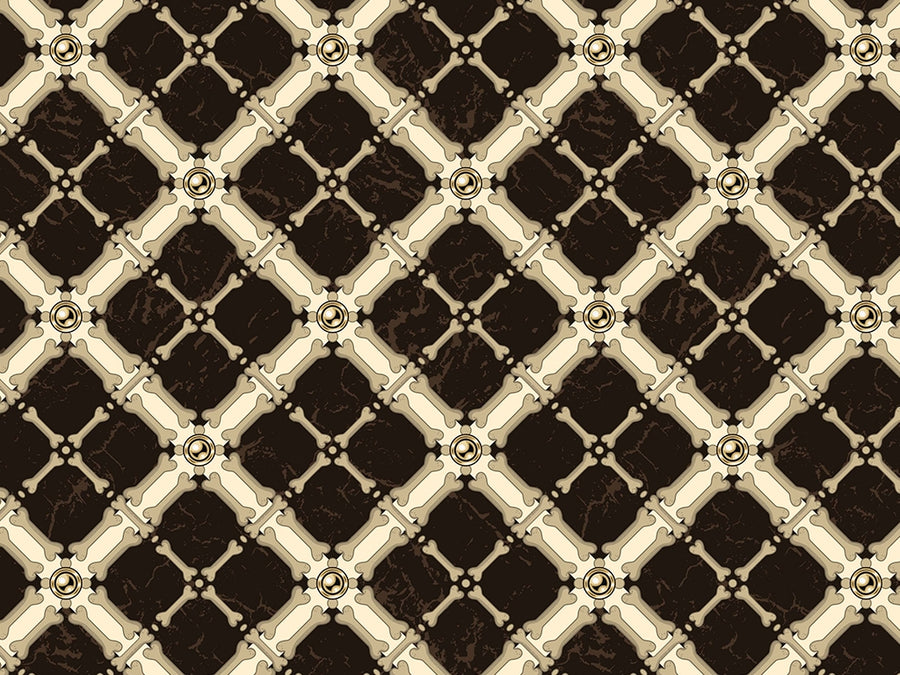 Bone Tiles Halloween Vinyl Wrap Pattern~Rwraps Series 914 Digitally Printed Vinyl Wrap~0