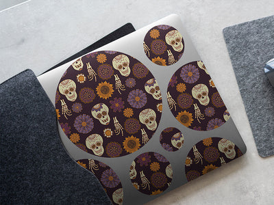 boney chill skull and bones DIY Laptop Stickers