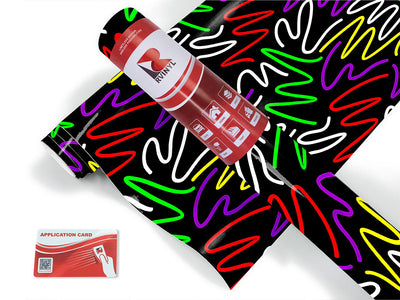 bonne nuit abstract geometric Craft Vinyl Roll