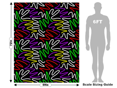 Bonne Nuit Abstract Vehicle Wrap Scale~Rwraps Series 914 Bonne Nuit Abstract Measurements~1