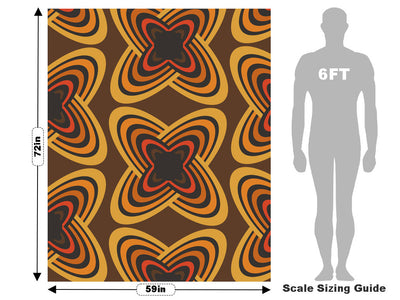 Boogie Fever Retro Vehicle Wrap Scale~Rwraps Series 914 Boogie Fever Retro Measurements~1
