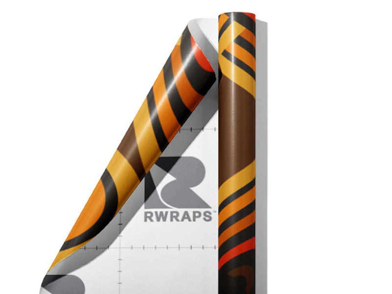 Boogie Fever Retro Wrap Film Sheets~Rwraps Series 914 Boogie Fever Retro Scrolled Sheet~3