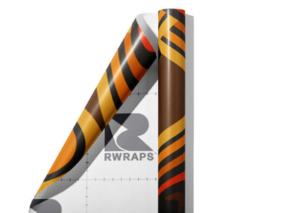 Boogie Fever Retro Wrap Film Sheets~Rwraps Series 914 Boogie Fever Retro Scrolled Sheet~3
