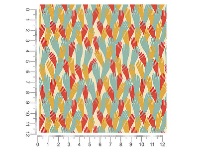 boogie wonderland retro 1ft x 1ft Craft Sheets