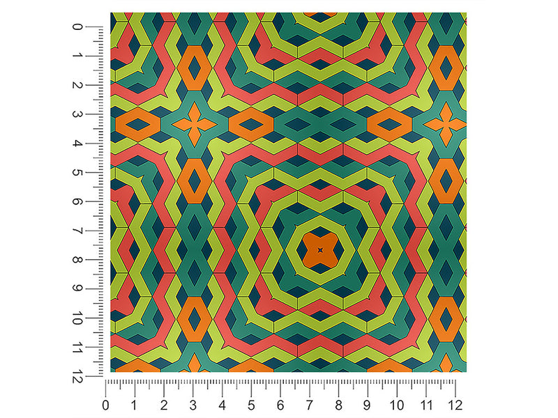boogie woogie art deco 1ft x 1ft Craft Sheets