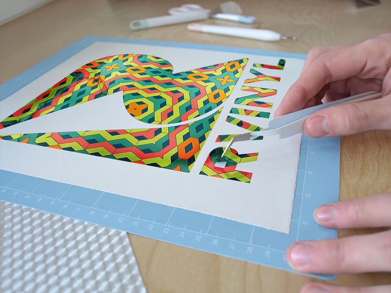 boogie woogie art deco Easy Weed Craft Vinyl