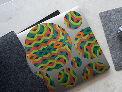 boogie woogie art deco DIY Laptop Stickers