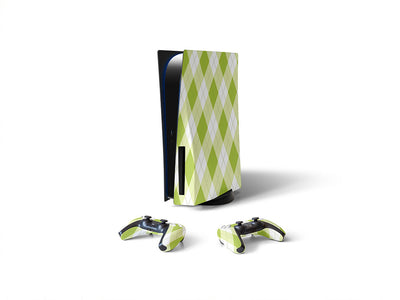 bookworm argyle Sony PS5 DIY Skin