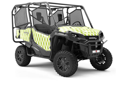 Bookworm  Argyle Utility Vehicle Vinyl Wrap