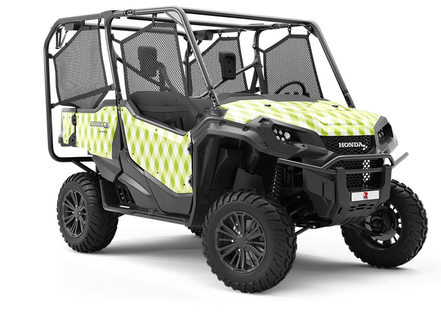 Bookworm  Argyle Utility Vehicle Vinyl Wrap