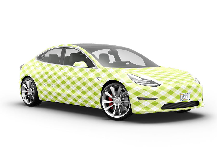 Bookworm  Argyle Vehicle Vinyl Wrap