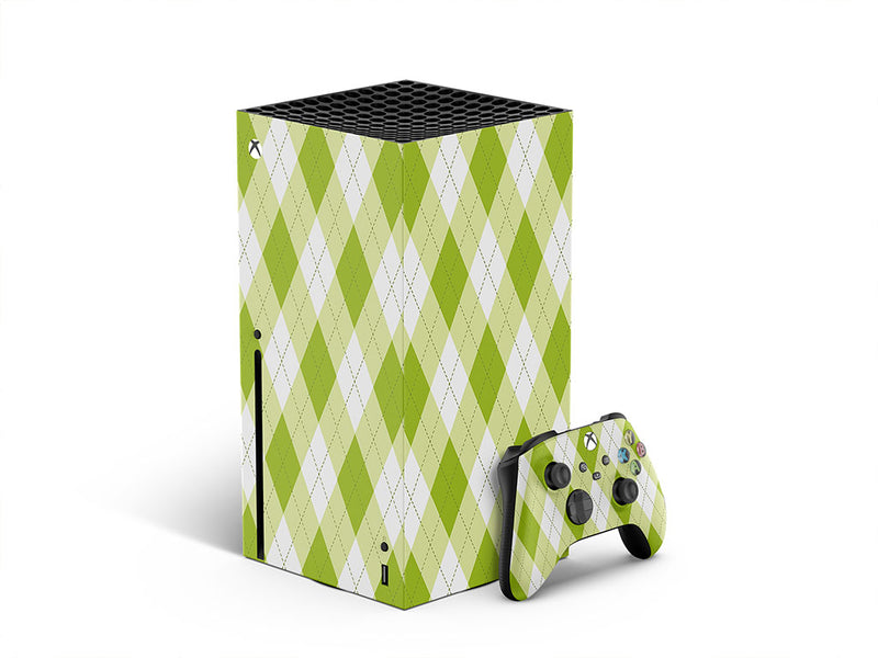bookworm argyle XBOX DIY Decal
