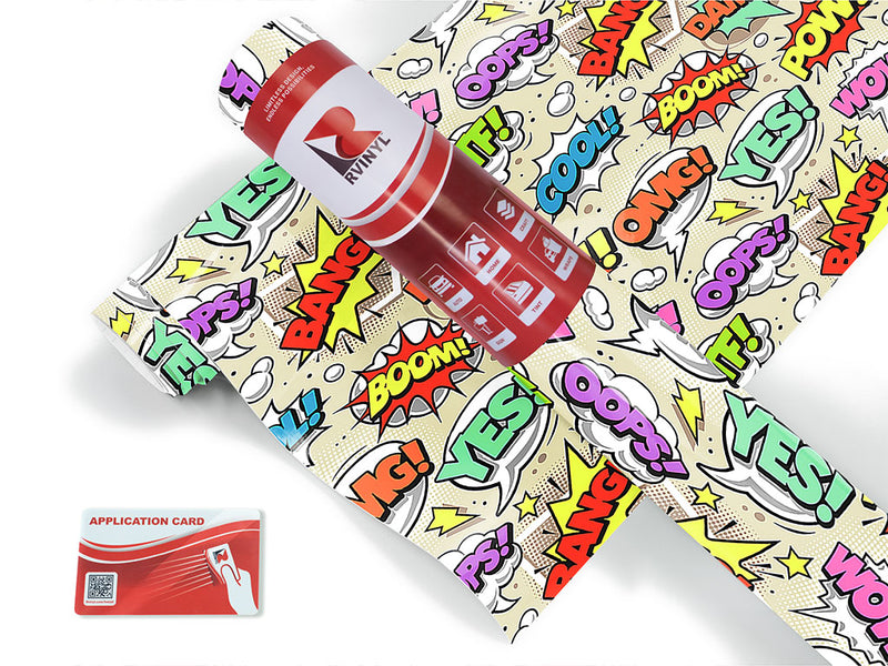 boom pow gaming Craft Vinyl Roll