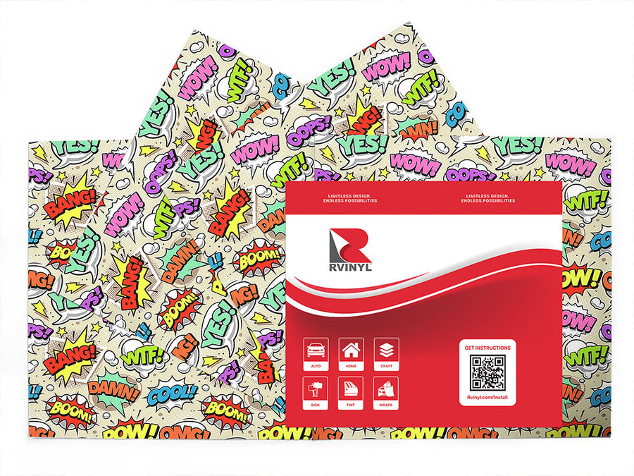 boom pow gaming Craft Vinyl Sheet Pack